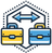 Corporate Partnership crossroad b2b deal icon