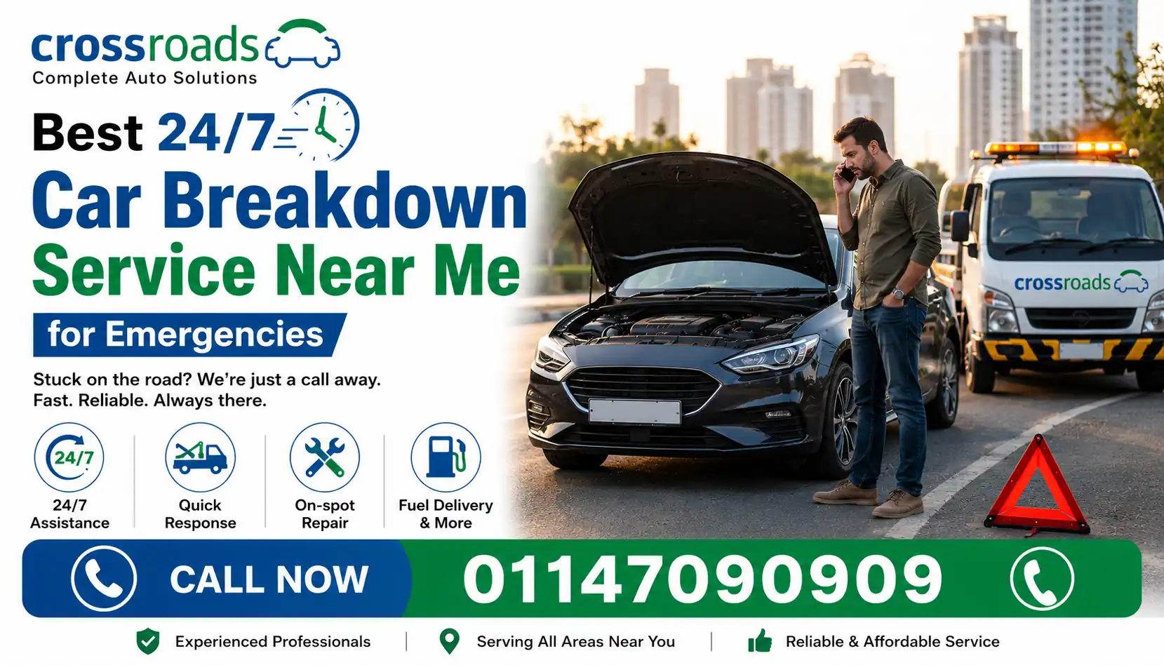 Best 24/7 Car Breakdown Service Near Me for Emergencies