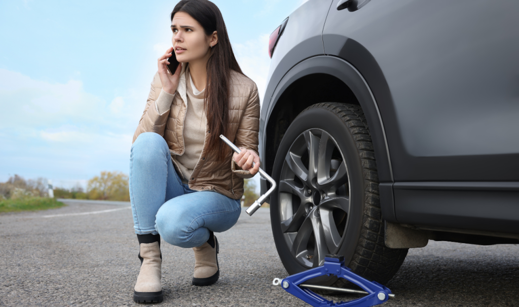 How to know if car tyre is punctured